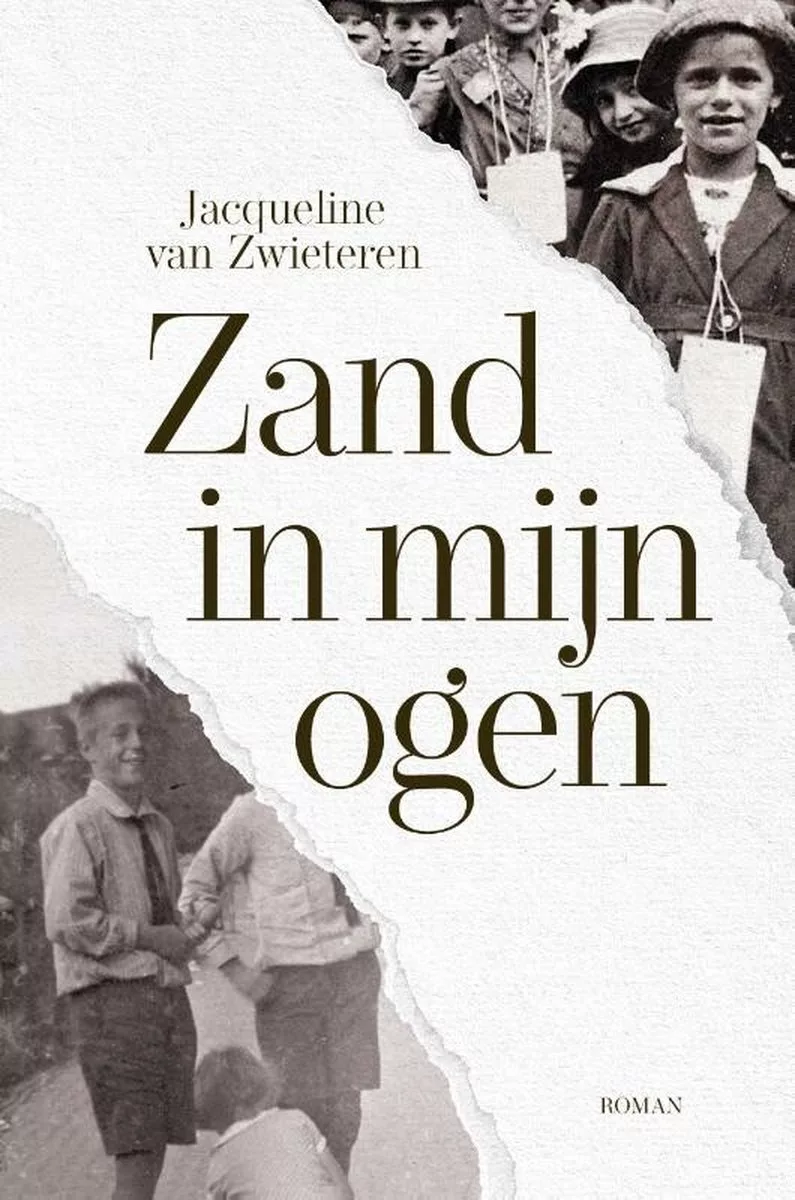 Omslag Zand in mijn ogen van Jacqueline van Zwieteren.