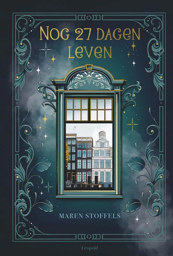 Donker groene voorkant van het boek Nog 27 dagen leven van Maren Stoffels.