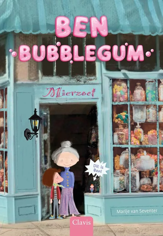Omslag van het kinderboek Ben Bubblegum door Marije van Seventer